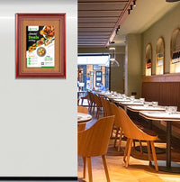Extra Large Designer Wood Enclosed Bulletin Cork Board SwingFrames 48x72