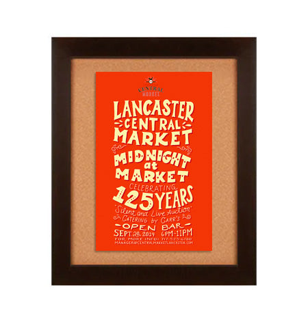Wide-Wood 27" x 39" Enclosed Bulletin Board SwingFrames