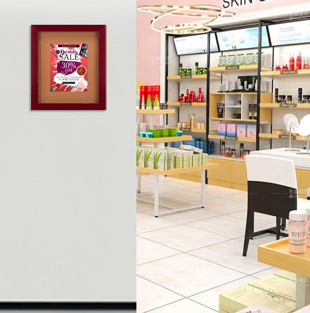 Wide-Wood 27" x 39" Enclosed Bulletin Board SwingFrames