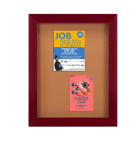 Wide-Wood 32" x 44" Enclosed Bulletin Board SwingFrames