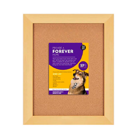 Wide-Wood 36" x 36" Enclosed Bulletin Board SwingFrames