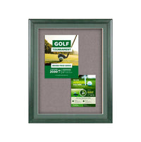 Extra Large Designer Wood Enclosed Bulletin Cork Board SwingFrames 24x48