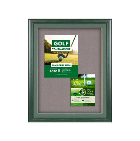 Extra Large Designer Wood Enclosed Bulletin Cork Board SwingFrames 24x48