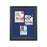 Designer Wood 42" x 42" Enclosed Bulletin Board SwingFrames