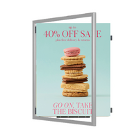 12x36 Poster Frame (SwingFrame Wide-Face Poster Display)