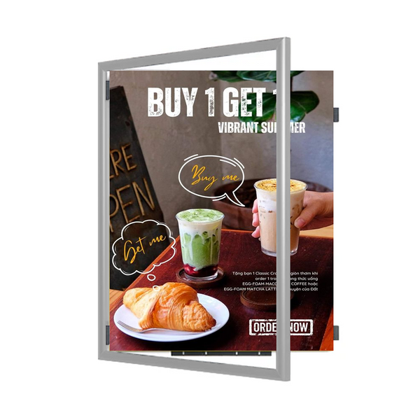 36x84 Large Poster Frame Wide-Face Poster Display SwingFrame