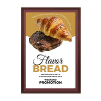 Wood 361 Poster Display SwingFrames 12x12 With Matboard