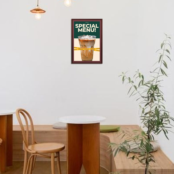 Wood 361 Poster Display SwingFrames 12x16 With Matboard