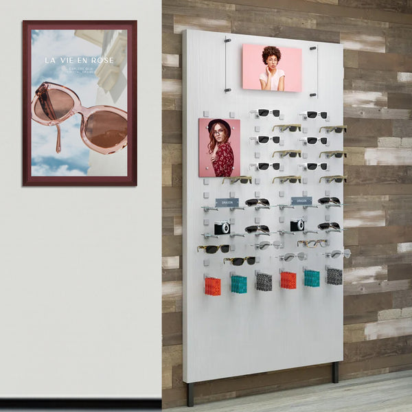 Wood 361 Poster Display SwingFrames 20x26 With Matboard