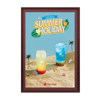 Wood 361 Poster Display SwingFrames 24x24 With Matboard