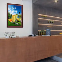Wood 361 Poster Display SwingFrames 24x32 With Matboard