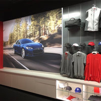 Brighten any Interior with these 48x72 Fabric Tension Slim Style Light Boxes (Dealer Showroom Enviornment)