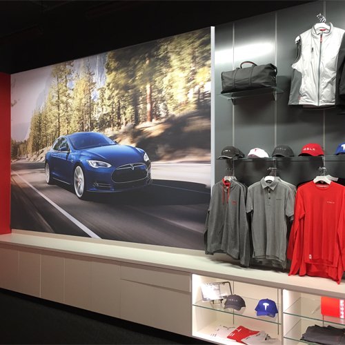 Brighten any Interior with these 48x72 Fabric Tension Slim Style Light Boxes (Dealer Showroom Enviornment)