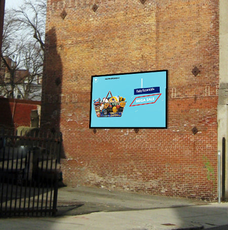 SwingSnap 4' x 6' Slim Metal Profile Banner Stretching Grip Snap Frame | Large Format 48 x 72 Graphic Size