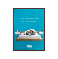 SwingSnap Slim LED Lighted Snap Frames for 11x17 Graphics | 1 1/4" Wide Aluminum Profile