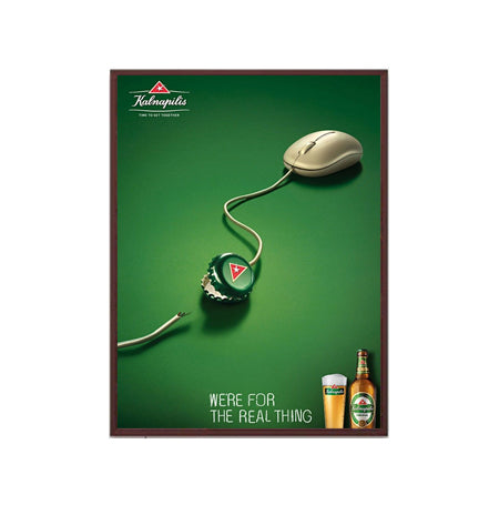 SwingSnap LED Poster Snap Frame 36x36 | Slim Fast Change Aluminum Snap Open Light Box in 12 Finishes