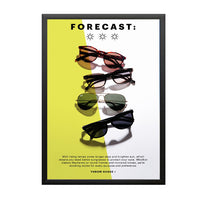 EXTRA DEEP 8.5x11 Snap Open Sign Snap Frame with 1 1/4" Wide Metal Profile for Mounted Graphics on 3/8" and 1/2" Thick Boards