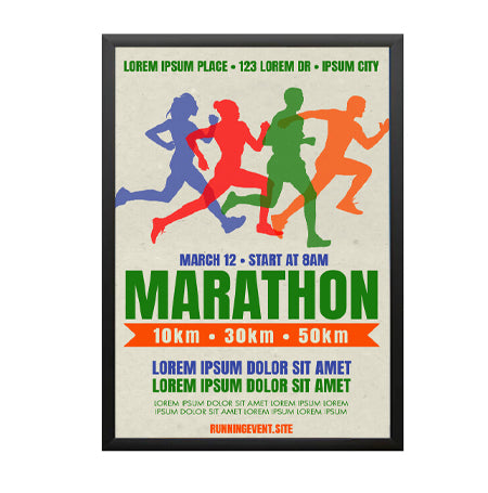 Poster Snap Frames 1 1/4" Profile for Mounted Graphics 1/8", 3/16" and 1/4" Thick Boards in 40+ Sizes