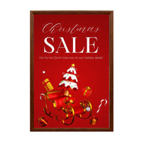 24x36 Wood Poster Snap Frame | SwingSnap 1 1/4" Wide Faux Wood Frame Profile in Three Finishes