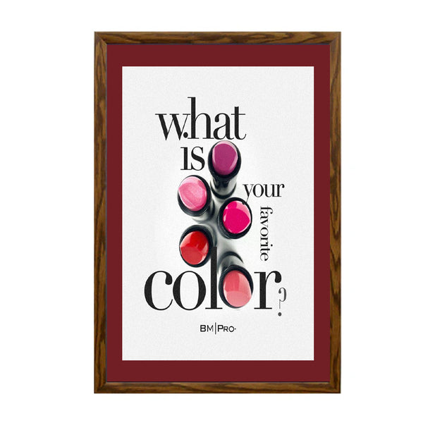 Designer Wood Snap Frames for Posters 30x40 (3" Wide Matboard)