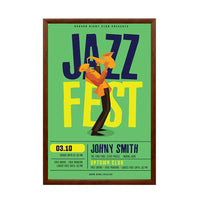 Wood Framed SwingSnap Poster Snap Frames for Mounted Graphics on 1/8", 3/16", 1/4" Thick Boards 35+ Sizes + Custom Sizes
