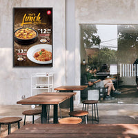 Extra Large Quick Change 36 x 96 Poster Snap Frames with 1 1/4" Mitered Corners, 9 Aluminum Finishes