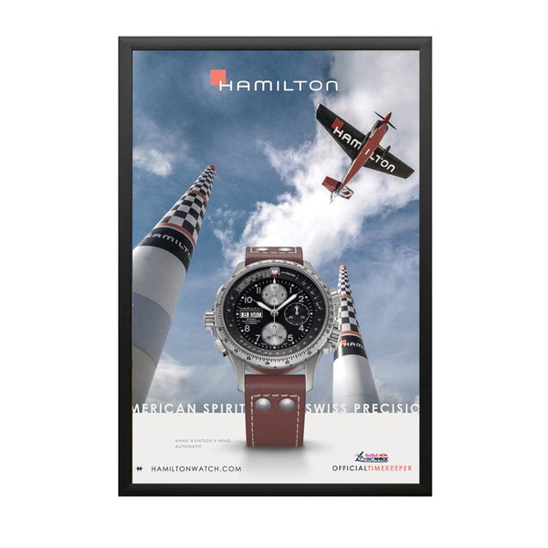 48x48 Large Frame Snap Open, Front Loading Poster Snap Frame for Mounted Graphics on 1/8", 3/16", and 1/4" Thick Boards