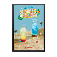 EXTRA LARGE + EXTRA DEEP 36 x 96 Poster Snap Frame with 1 1/4" Metal Profile for MOUNTED GRAPHICS on 3/8" and 1/2" Thick Boards