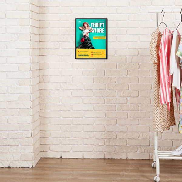 SwingSnaps Poster Snap Frames 10x20 (1" Wide with Radius Corners)