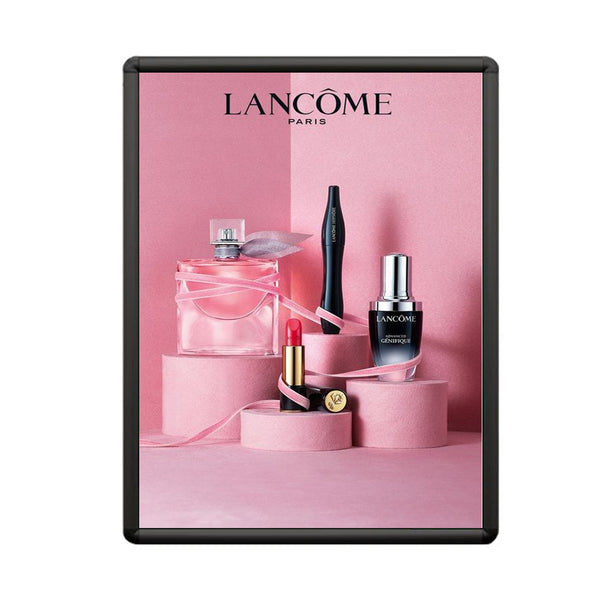 Economy, Slim, Metal 1-inch Wide Poster Snap Frame 11x17 with Radius Corners in Black and Silver Finishes