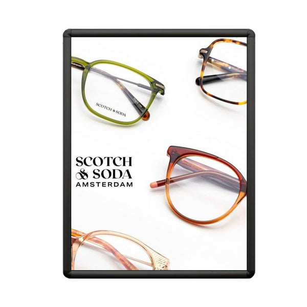 SwingSnaps Poster Snap Frames 24x24 (1" Wide with Radius Corners)