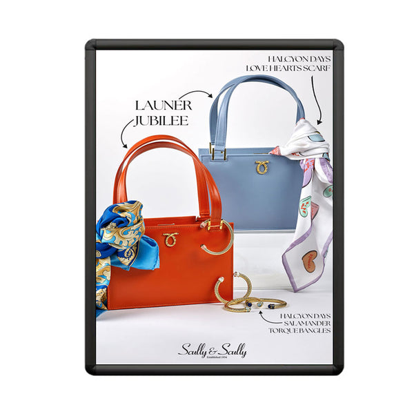 SwingSnaps Poster Snap Frames 27x40 (1" Wide with Radius Corners)