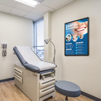 Poster Snap Frames with 1" Radius Frame | "SwingSnap" Quick Change Aluminum Frame  in 35+ Sizes