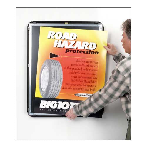 SwingSnap 16x16 Front Poster Snap Frames with Classic 1 1/4" Mitered Frame Profile
