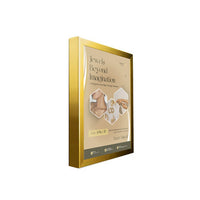 SwingSnap LED Backlit Lightboxes | Quick Change Poster Snap Frame with Metal Display Case 24 Sizes