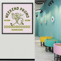 Extra Large 48x48 Frame Beveled Slide in Poster Frame, Sign Frame