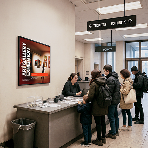 Extra Large 48x48 Frame Beveled Slide in Poster Frame, Sign Frame