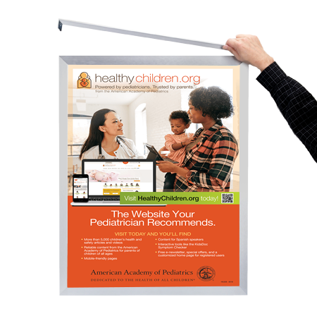 14x22 Frame Euro-Style Top / Side Load - Poster Frame Sign Holder Slide-in Frame Design