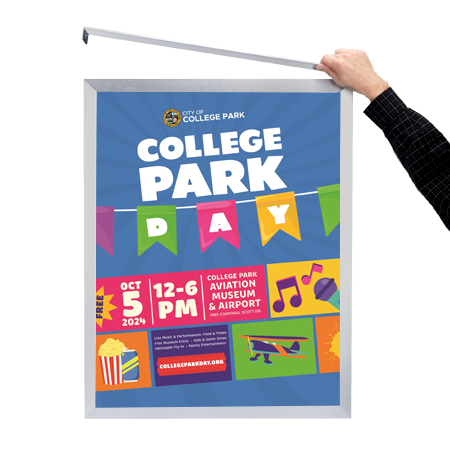 8.5x14 Frame Euro-Style Top Load Poster Frame Sign Holder