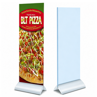 Curved Mount Floorstand Base for 36" Wide Rigid Poster Boards - Secure and Display One or Two-Sided Advertising, Promotions, and Events
