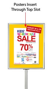Top Loading AD Poster Display Stands (for 22x28 Posters)