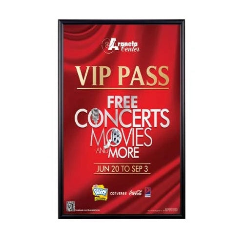 X-Large 36 x 48 Poster Frame | with 1" Metal Wide-Face Poster Display Frame Profile