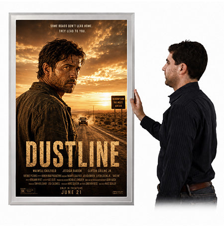 Movie Poster Frames 27x41 (Metal Poster Display Frame with Matboard)