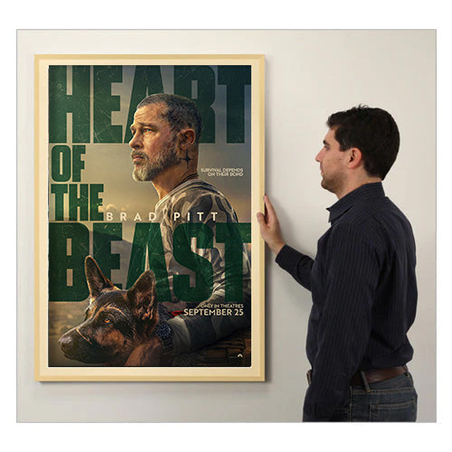 Movie Poster Frames | Classic Metal Poster Display Frame with Matboard 40+ Sizes + Custom