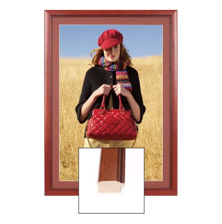 Wood 353 Poster Display SwingFrames 9x12 with Matboard