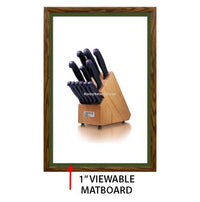 Designer Wood Snap Frames for Posters 20x28 (1" Wide Matboard)