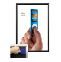 EXTRA DEEP 30 x 40 Poster Snap Frames (1 1/4" Security Profile for MOUNTED GRAPHICS)
