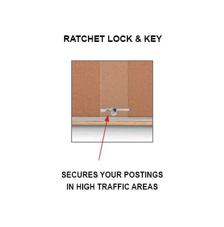 Sliding Glass Doors Indoor 84x24 Enclosed Bulletin Boards (Wood Framed)