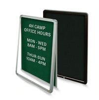 18x24 Indoor Felt Letter Board with 2 Frame Finishes