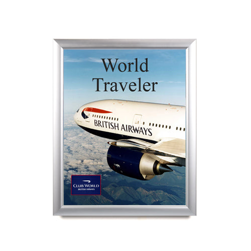 12x24 POSTER DISPLAY SWINGFRAME (SHOWN in SILVER)